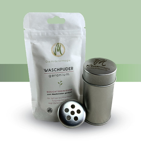Gesichtspuder Reinigung Lavendel