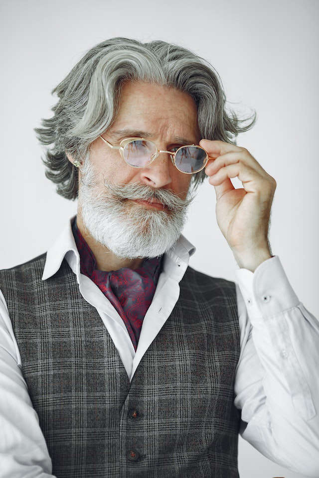 graue Haare Männer