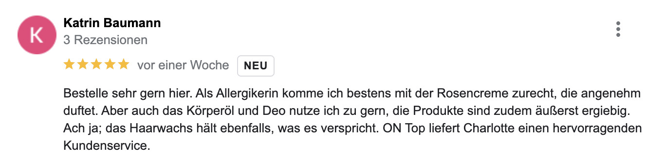 Haarwachs rosencreme Die Kräutermagie