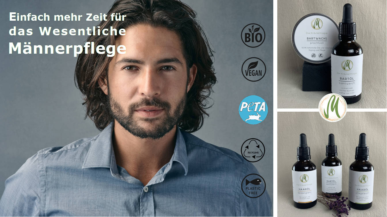 Männerpflege Bart Haare Die Kräutermagie